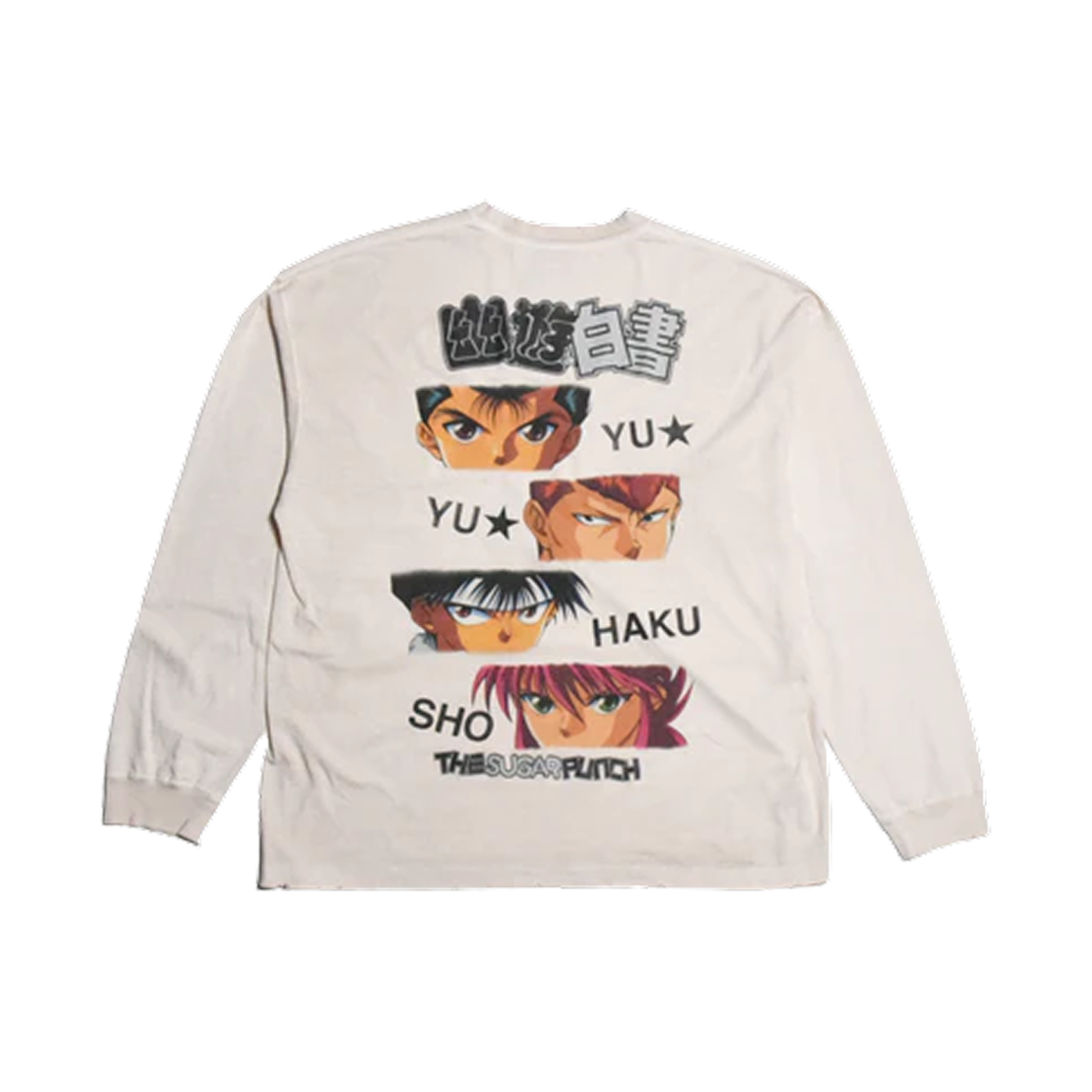 TYUM24AM008 Sugar Punch L/S T-Shirt Yusuke Kuwabara Hiei Kurama White