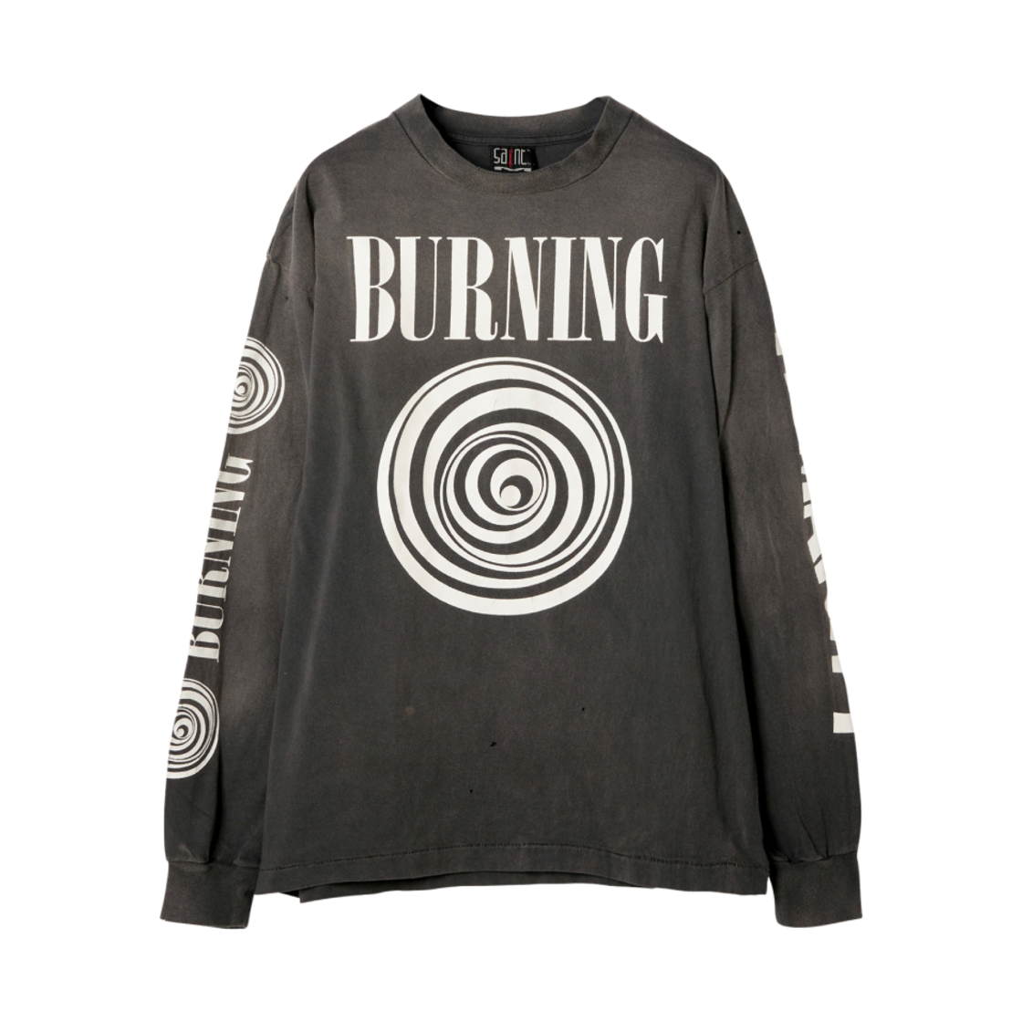 세인트 마이클 버닝 롱슬리브 티셔츠 블랙 - 23SS(Saint Mxxxxxx Burning L/S T-Shirt Black - 23SS) - 1