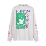 Flagstuff Hindley LS Tee White