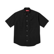 Supreme Loose Fit S/S Oxford Shirt Black - 24SS