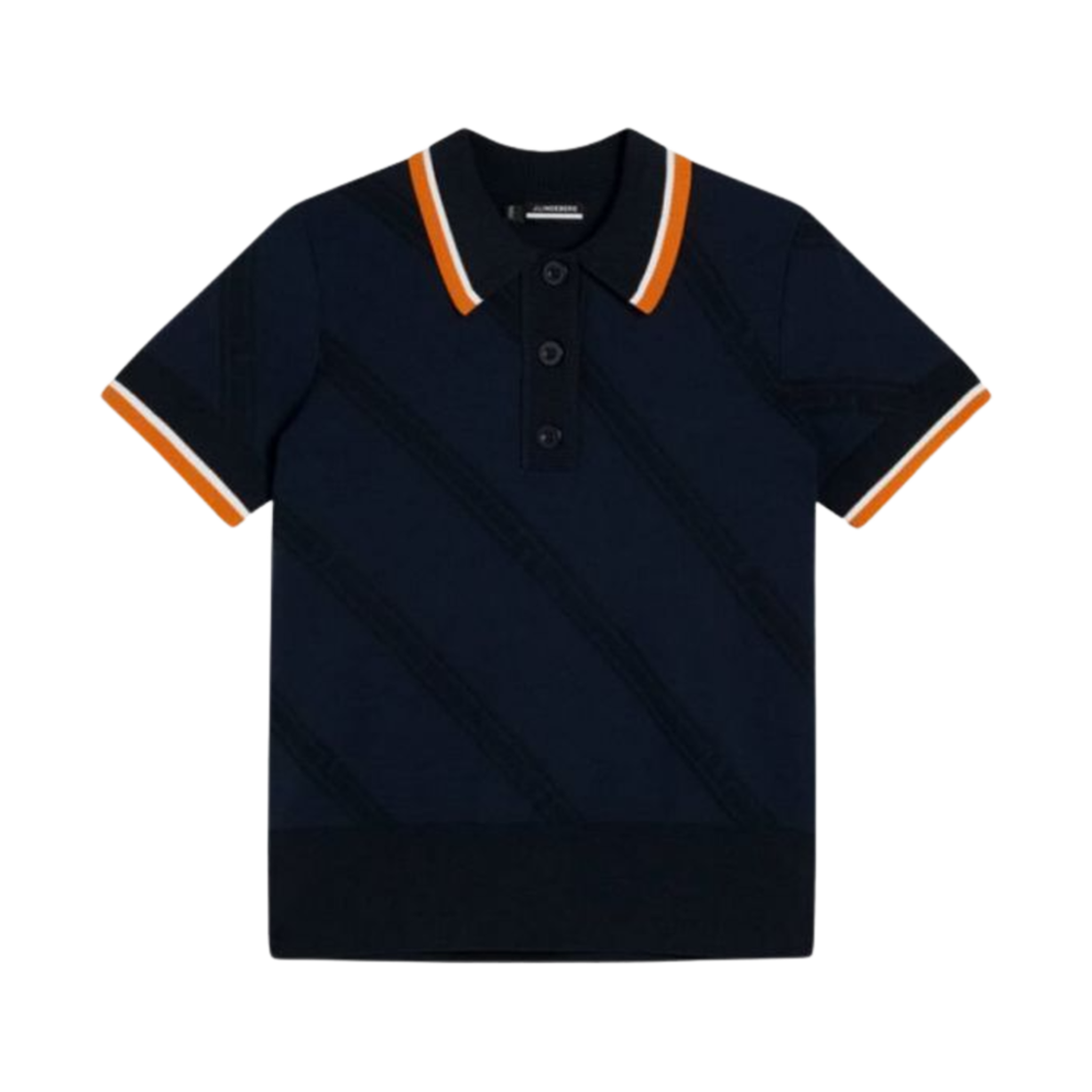 AWKW08148-6855 (W) J.Lindeberg Feline Knitted Shirt Navy