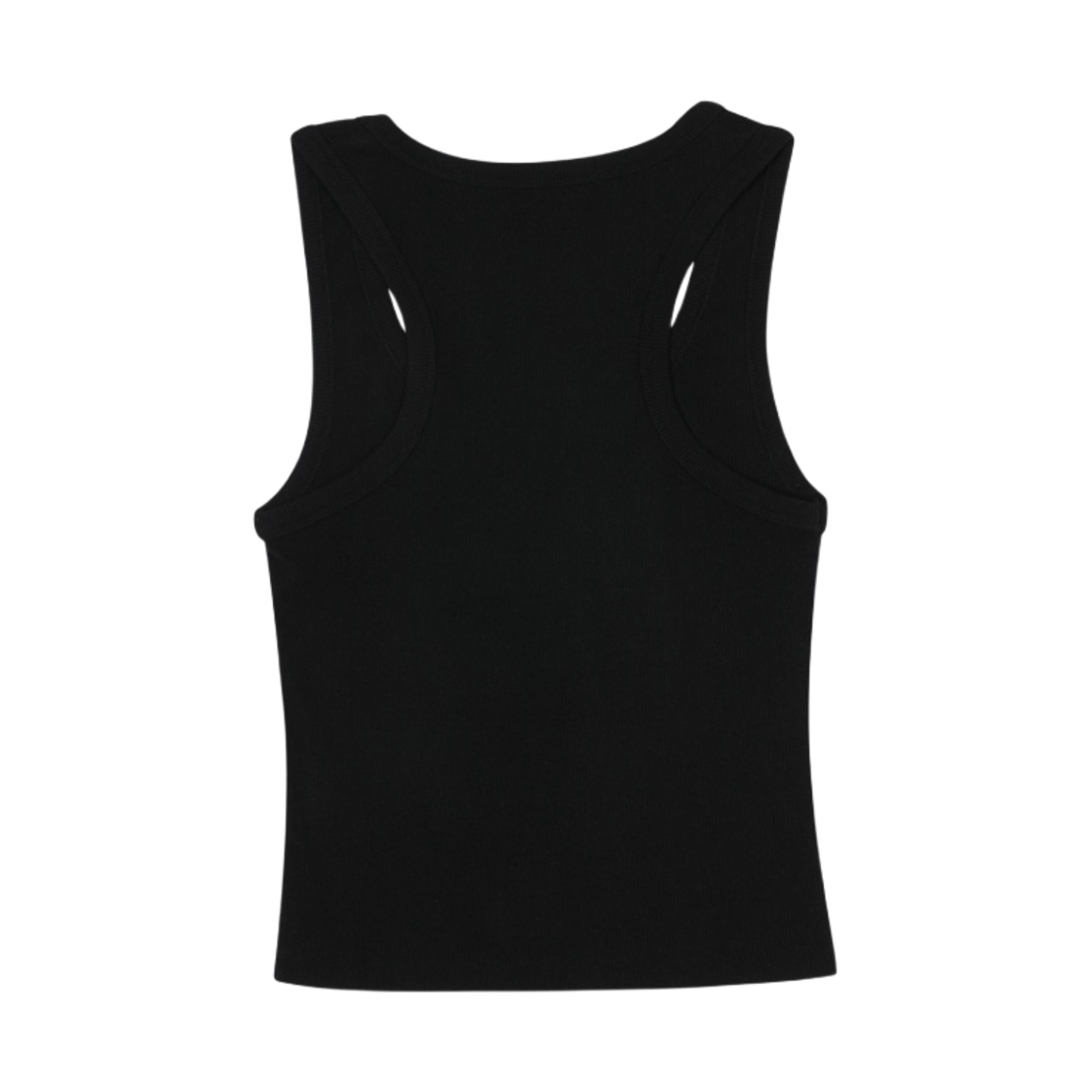 トップス bohemian seoul biker tops W) 보헤미안 서울 베이직 슬리브리스 크롭 탑 블랙 | Bohemian