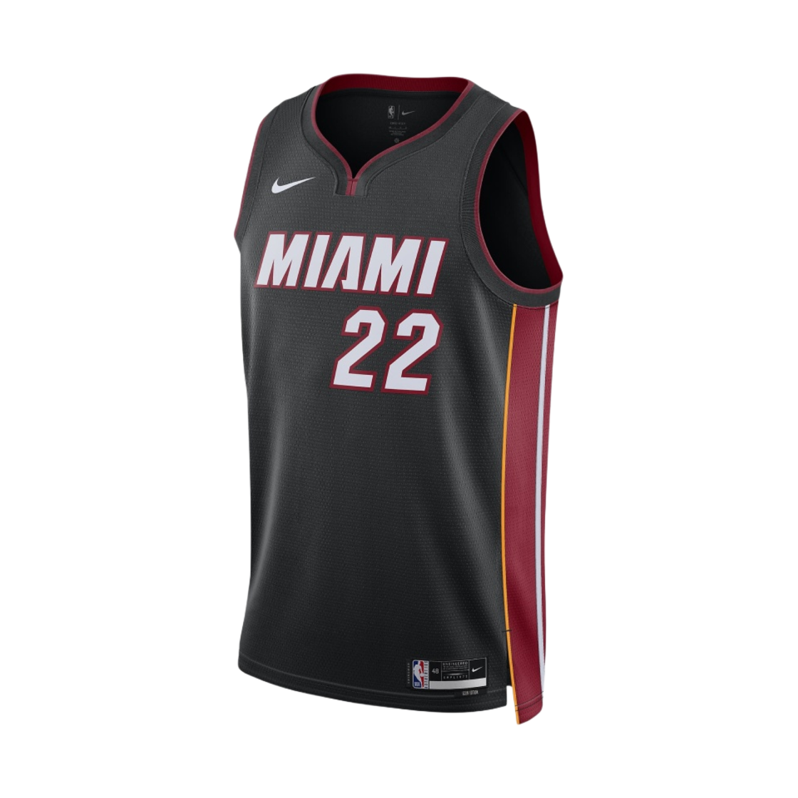 나이키 지미 버틀러 마이애미 히트 아이콘 에디션 2022/23 NBA 스윙맨 저지 블랙(Nike Jimmy Butler Miami Heat Icon Edition 2022/23 NBA Swingman Jersey Black)