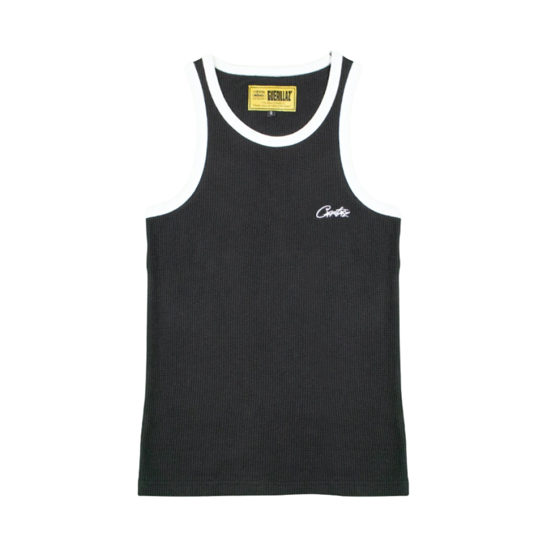 코르테이즈 OG 콘트라스트 탱크탑 블랙(Corteiz OG Contrast Tank Top Black)