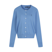 [30%적립] Polo Ralph Lauren Women Cotton Blend Cardigan Blue