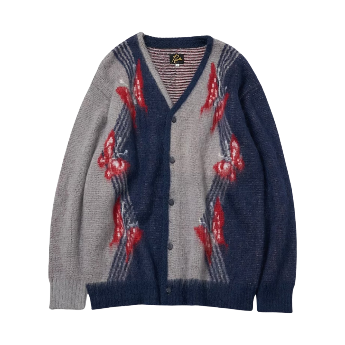 NS1605 Needles x Freak's Store Mohair Papillon Cardigan Navy