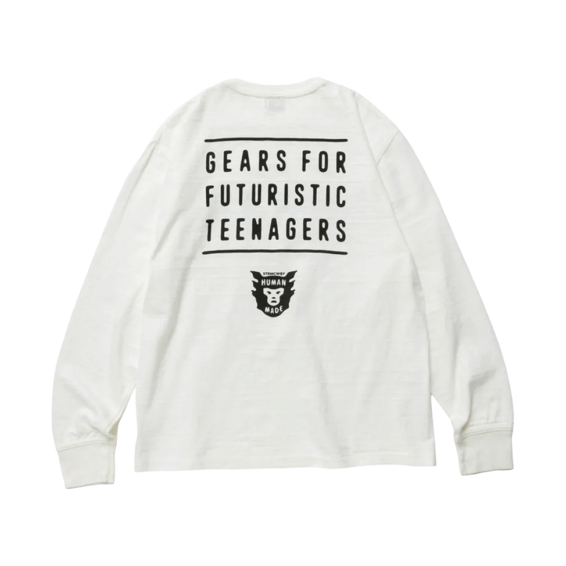 휴먼 메이드 클래식 롱슬리브 티셔츠 화이트(Human Made Classic L/S T-Shirt White) - 2