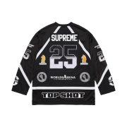 Supreme Rhinestone Hockey Jersey Black - 25SS