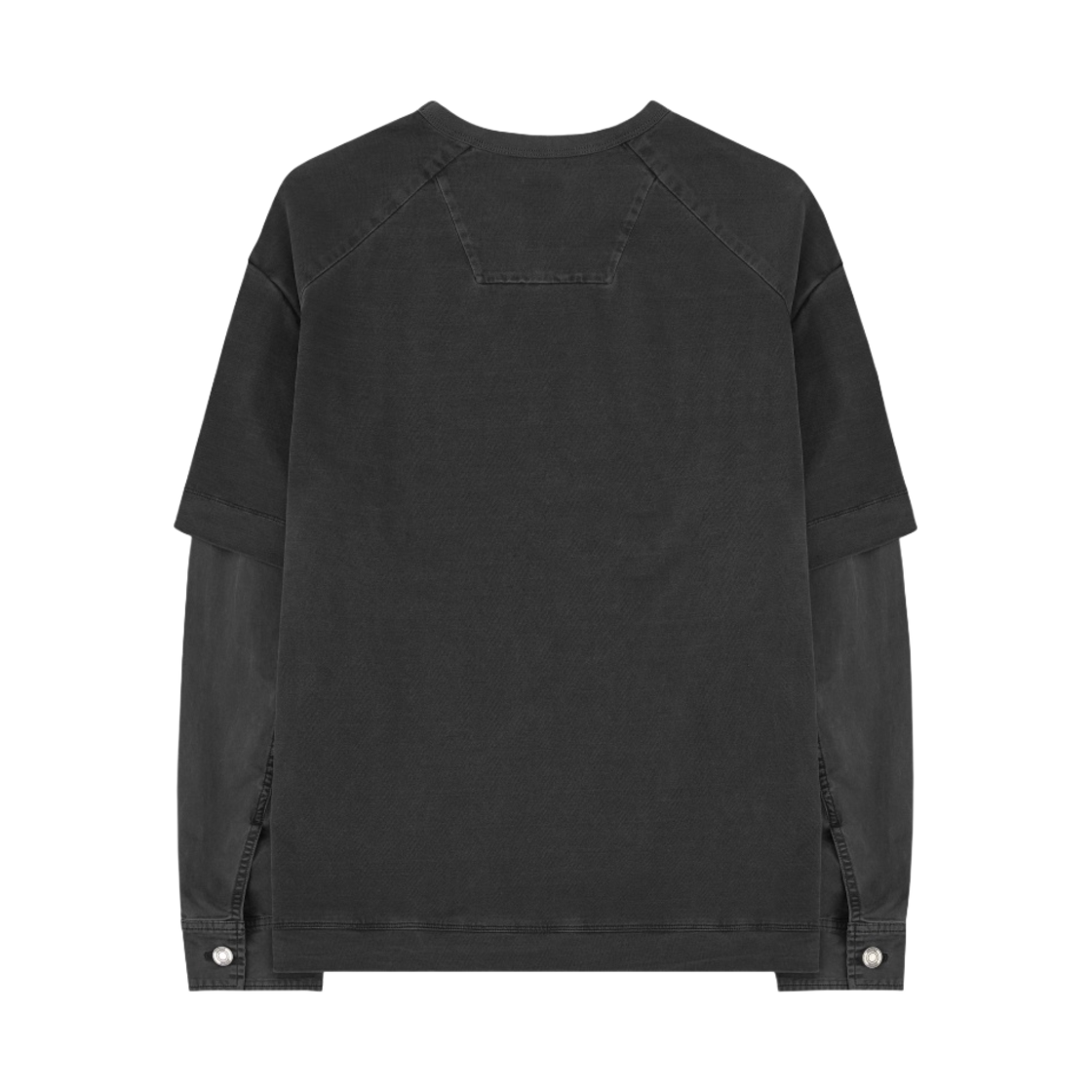 준지 코튼 듀얼 롱슬리브 티셔츠 그레이 - 23FW(Juun.J Cotton Dual L/S T-Shirt Grey) - 2