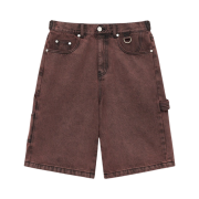 Thevinylhouse Carpenter Denim Shorts Red