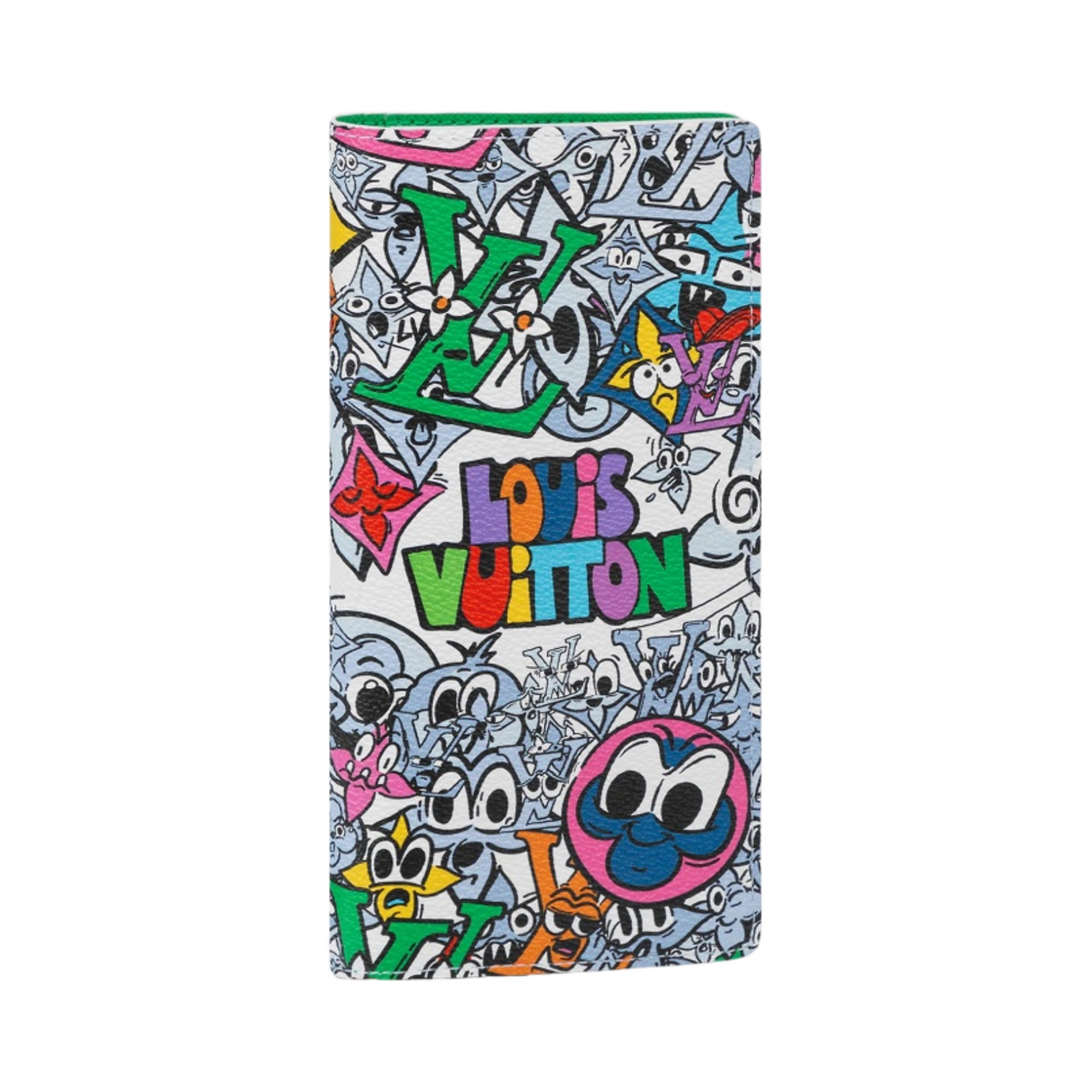 루이비통 브라짜 월렛 모노그램 코믹 코티드 캔버스 그린(Louis Vuitton Brazza Wallet Monogram Comics Coated Canvas Green) - 1