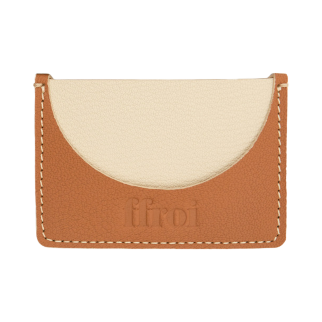demi card holder_02 FFROI Demi Card Holder Cognac