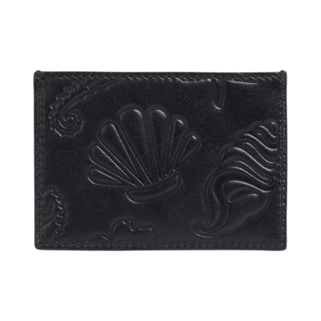 톰브라운 바케타 씨 아이콘 엠보스드 카드 홀더 블랙(Thom Browne Vachetta Sea Icon Embossed Card Holder Black) - 2