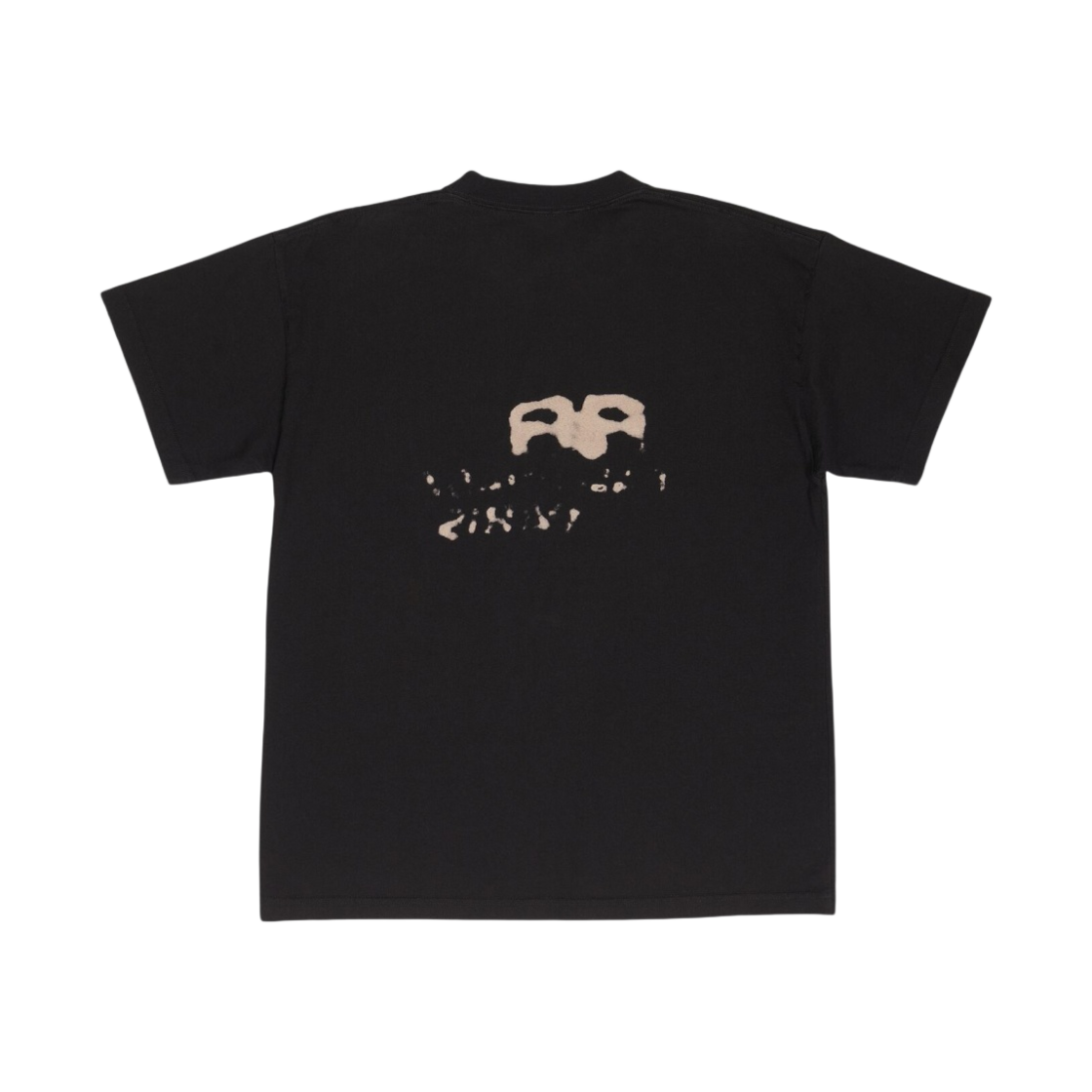 (W) 발렌시아가 핸드 드로운 BB 아이콘 미디움 핏 티셔츠 블랙((W) Balenciaga Hand Drawn BB Icon Medium Fit T-Shirt Black) - 2