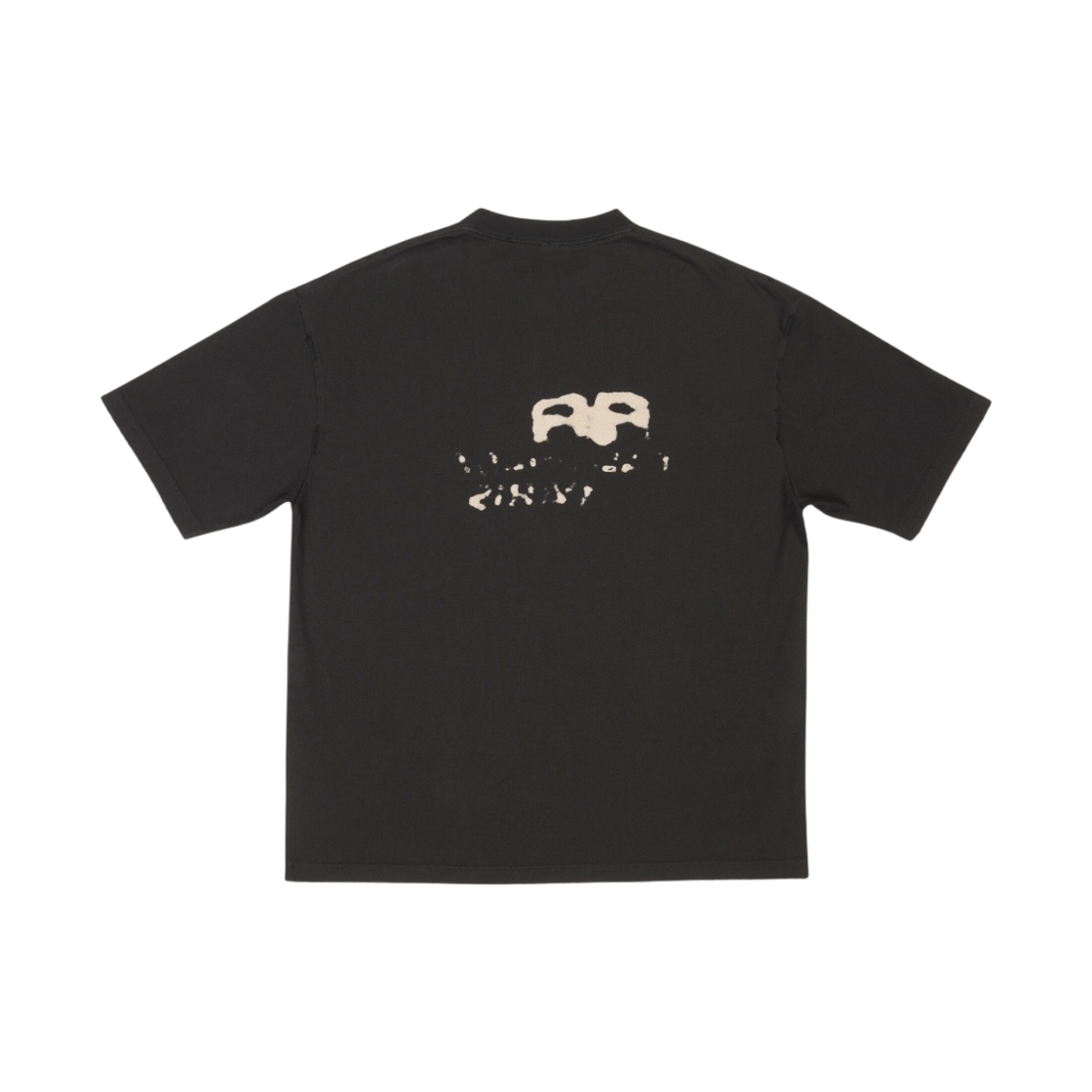 발렌시아가 핸드 드로운 BB 아이콘 티셔츠 미디움 핏 블랙(Balenciaga Hand Drawn BB Icon T-Shirt Medium Fit Black) - 2