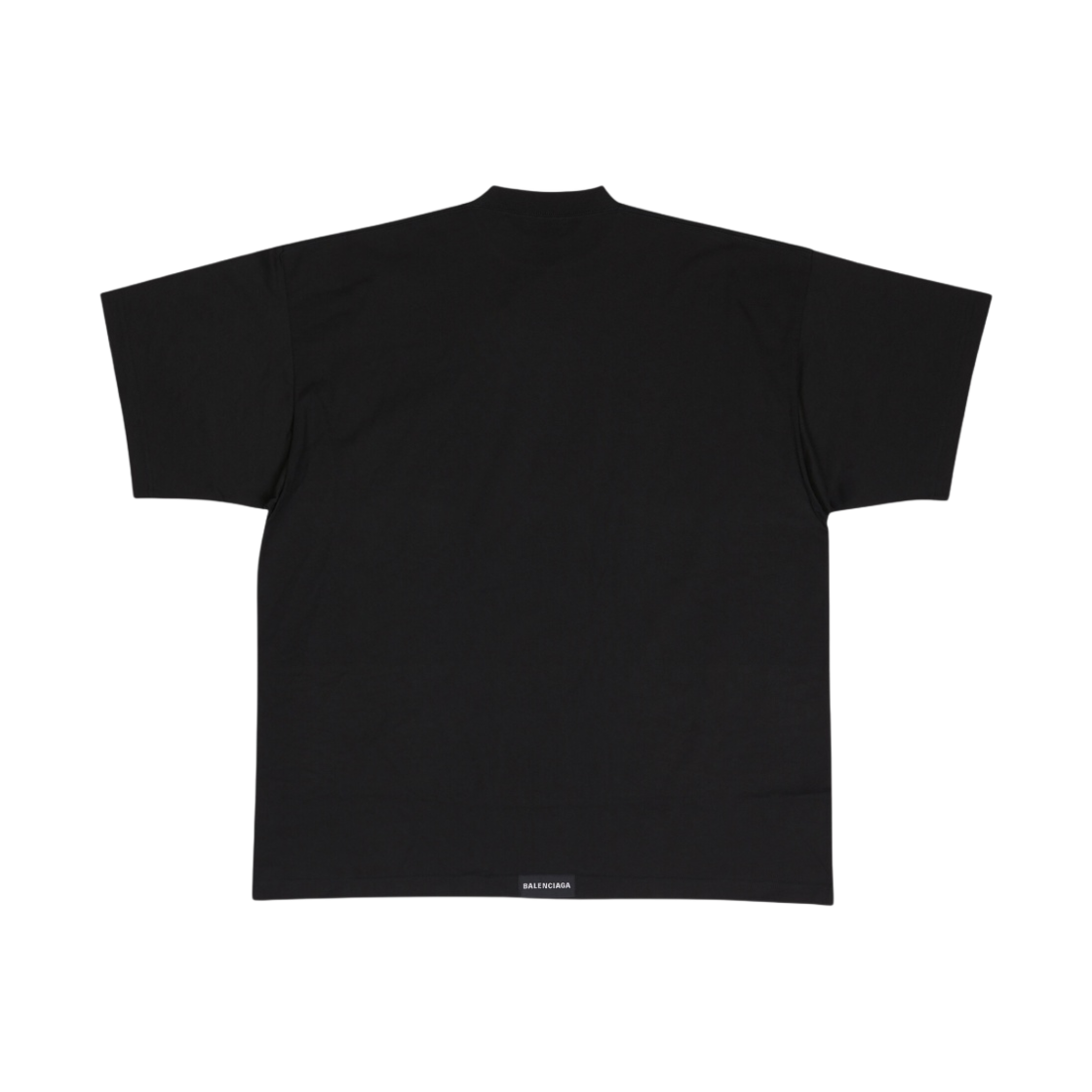 발렌시아가 탭 오버사이즈 티셔츠 블랙(Balenciaga Tab Oversized T-Shirt Black) - 2