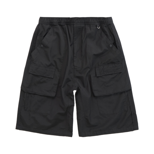 PL5OSP0201B0 Polyteru Front Cargo 1/2 Pants Black