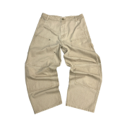 Aoiro Cutted Double Knee Pants Tan