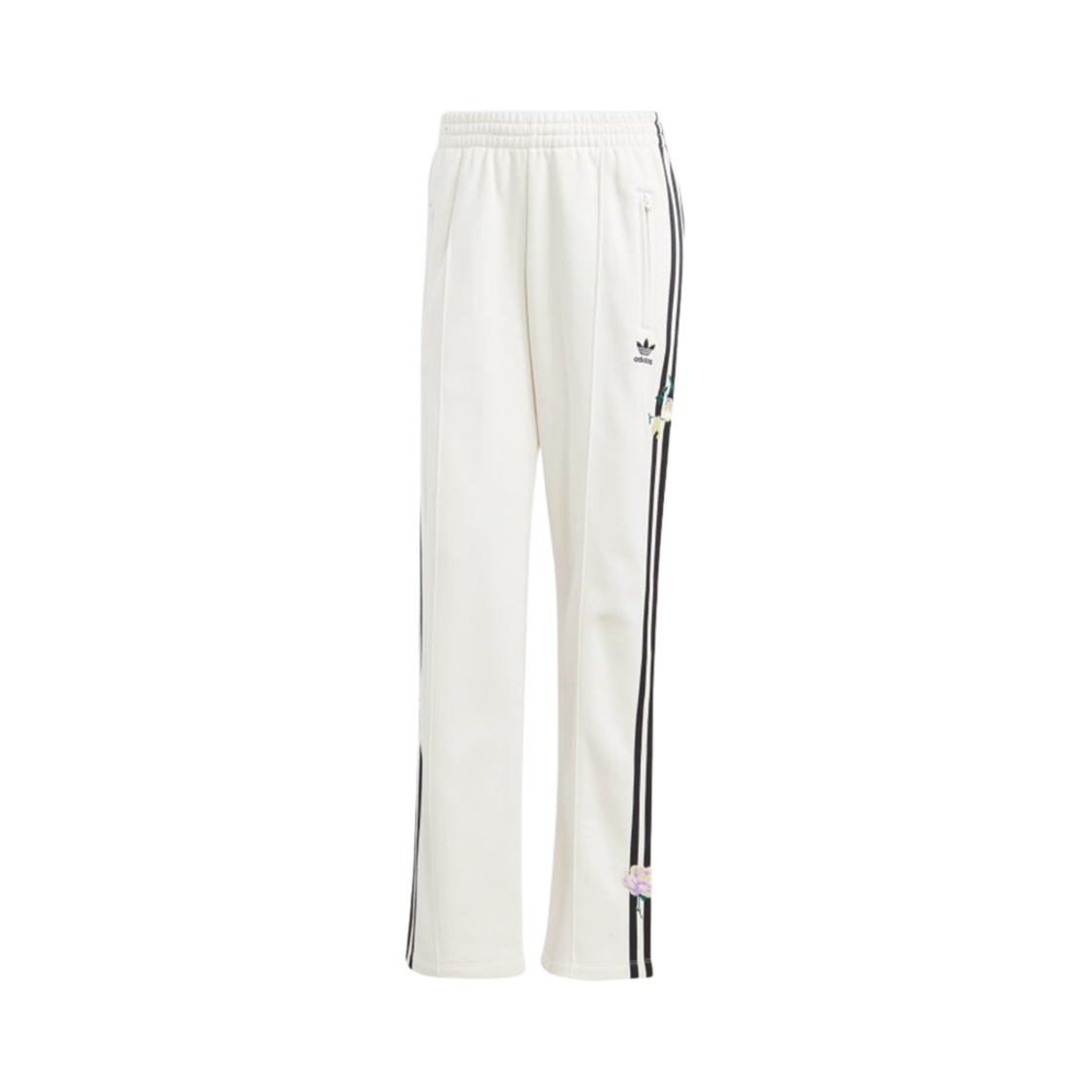 IL6519 (W) Adidas Embroidered Flower Pants Cloud White - US Sizing