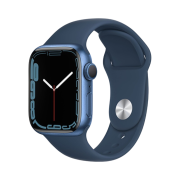 Apple Watch Series 7 41mm GPS Blue Aluminum Case with Sport Band Abyss Blue (Korean Ver.)