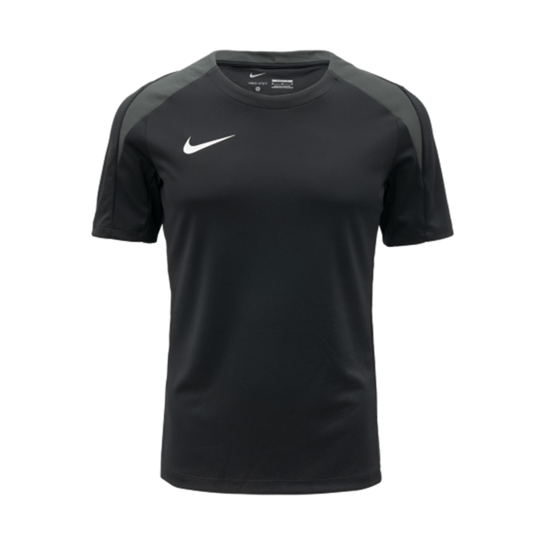 나이키 드라이핏 스트라이크 숏슬리브 풋볼 탑 블랙 화이트 - 아시아(Nike Dri-Fit Strike Short Sleeve Football Top Black White - Asia) - 1