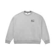 Nike x Stussy NRG Fleece Crewneck Dark Grey Heather (DO9337-063)