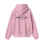 Juun.J Archive Oversized Hooded Sweatshirt Light Pink
