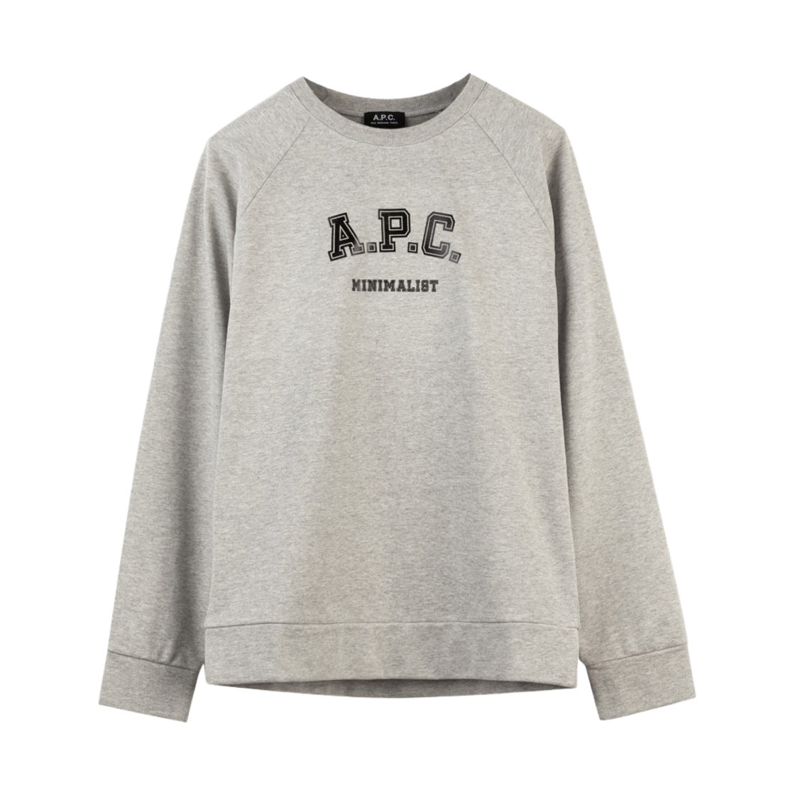 COESM-H27683-PLB A.P.C. Phil Sweatshirt Gray