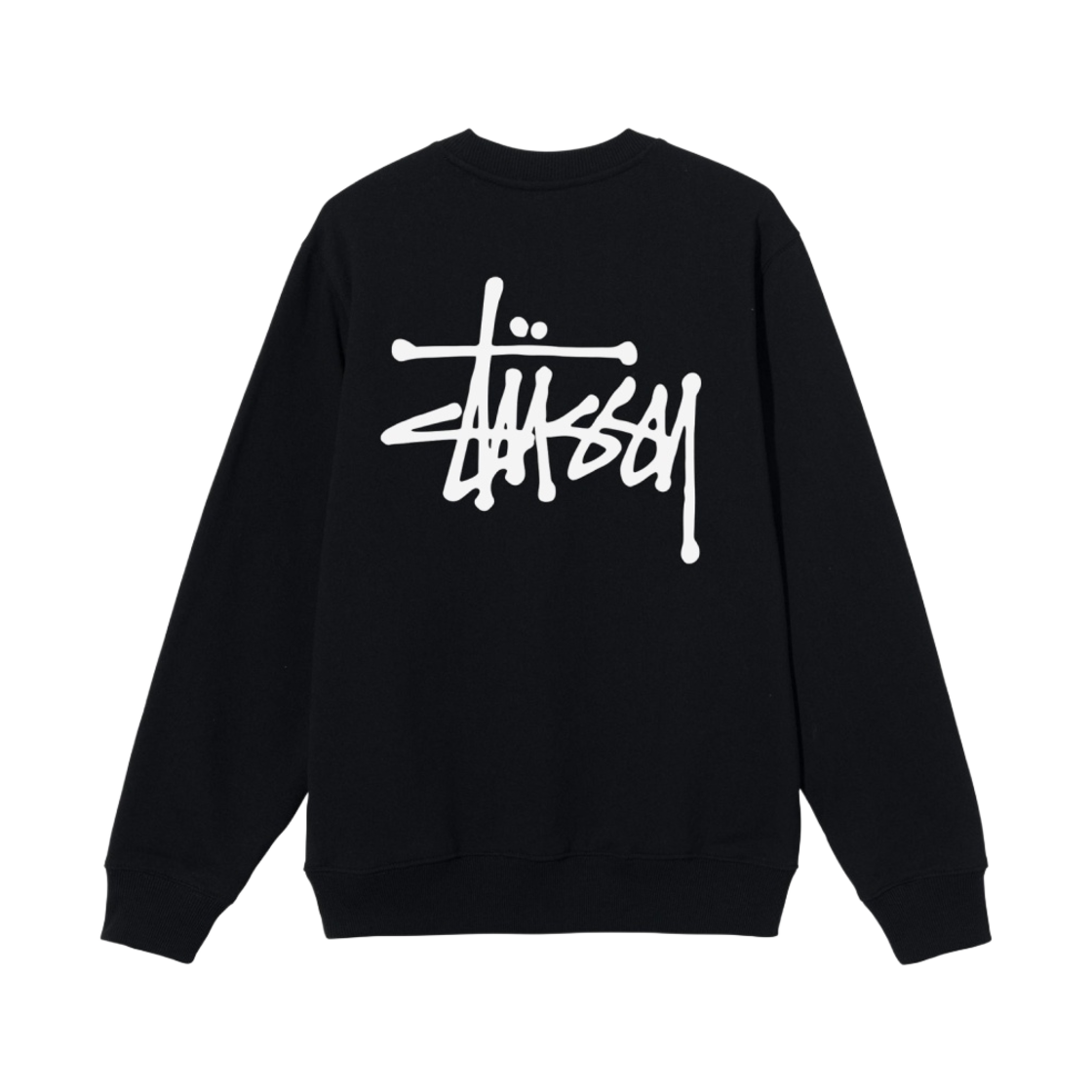 스투시 베이직 스투시 크루넥 블랙 2021 | Stussy | KREAM