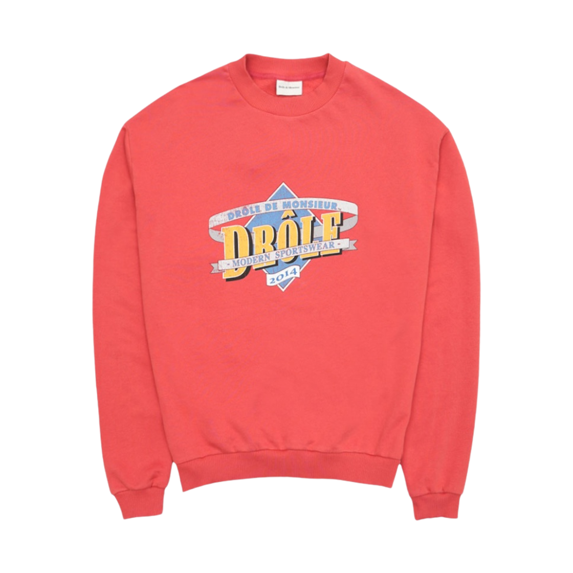 드롤 드 무슈 아프레 스포츠 르 스웨트셔츠 라이트 레드(Drole de Monsieur Apres Sport Le Sweatshirt Light Red)