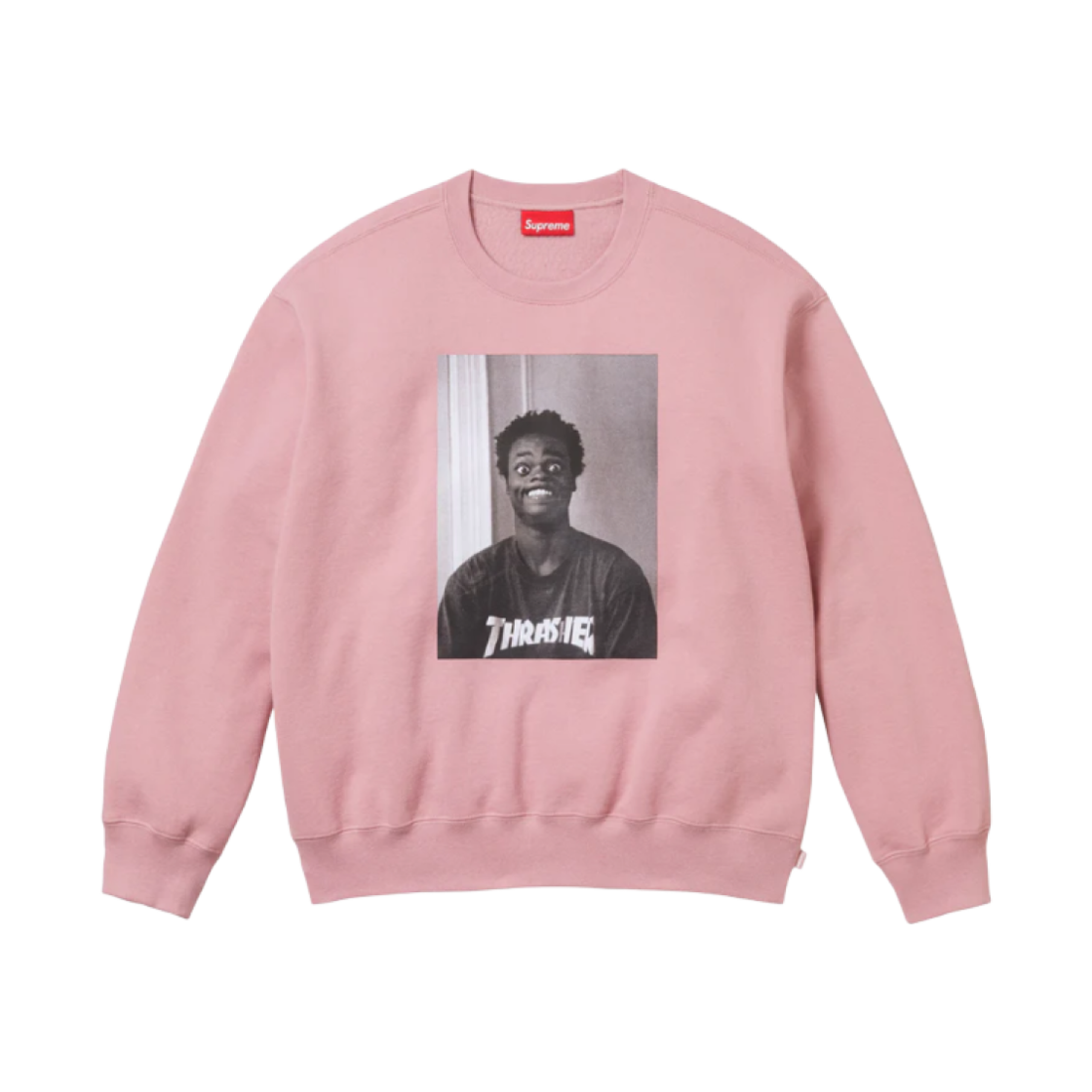 슈프림 x 트레셔 크루넥 더스티 로즈 - 24FW(Supreme x Thrasher Crewneck Dusty Rose - 24FW)