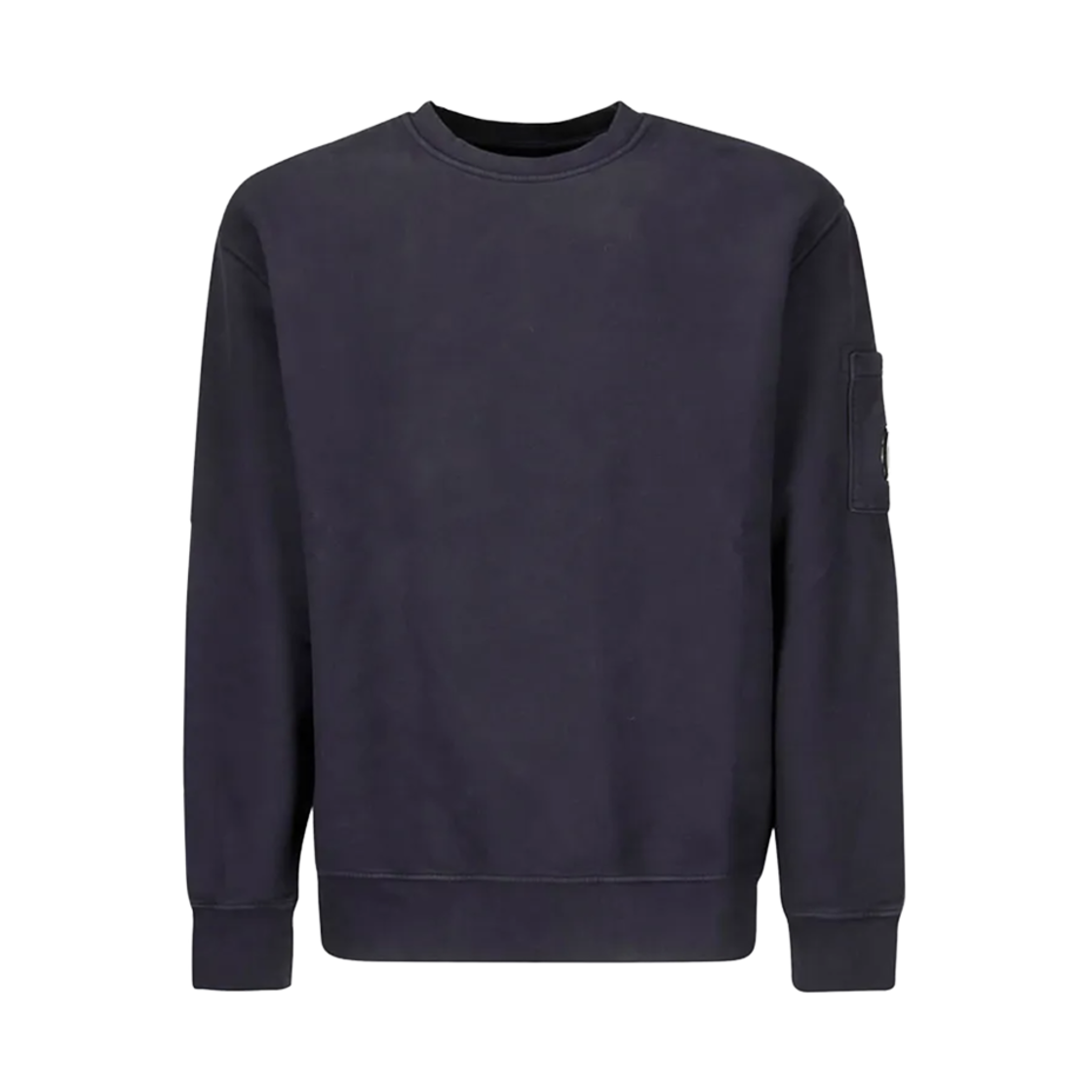 17CMSS060A006372G888 C.P. Company Brushed & Emerized Diagonal Fleece Lens Sweatshirt Total Eclipse Blue - 24FW