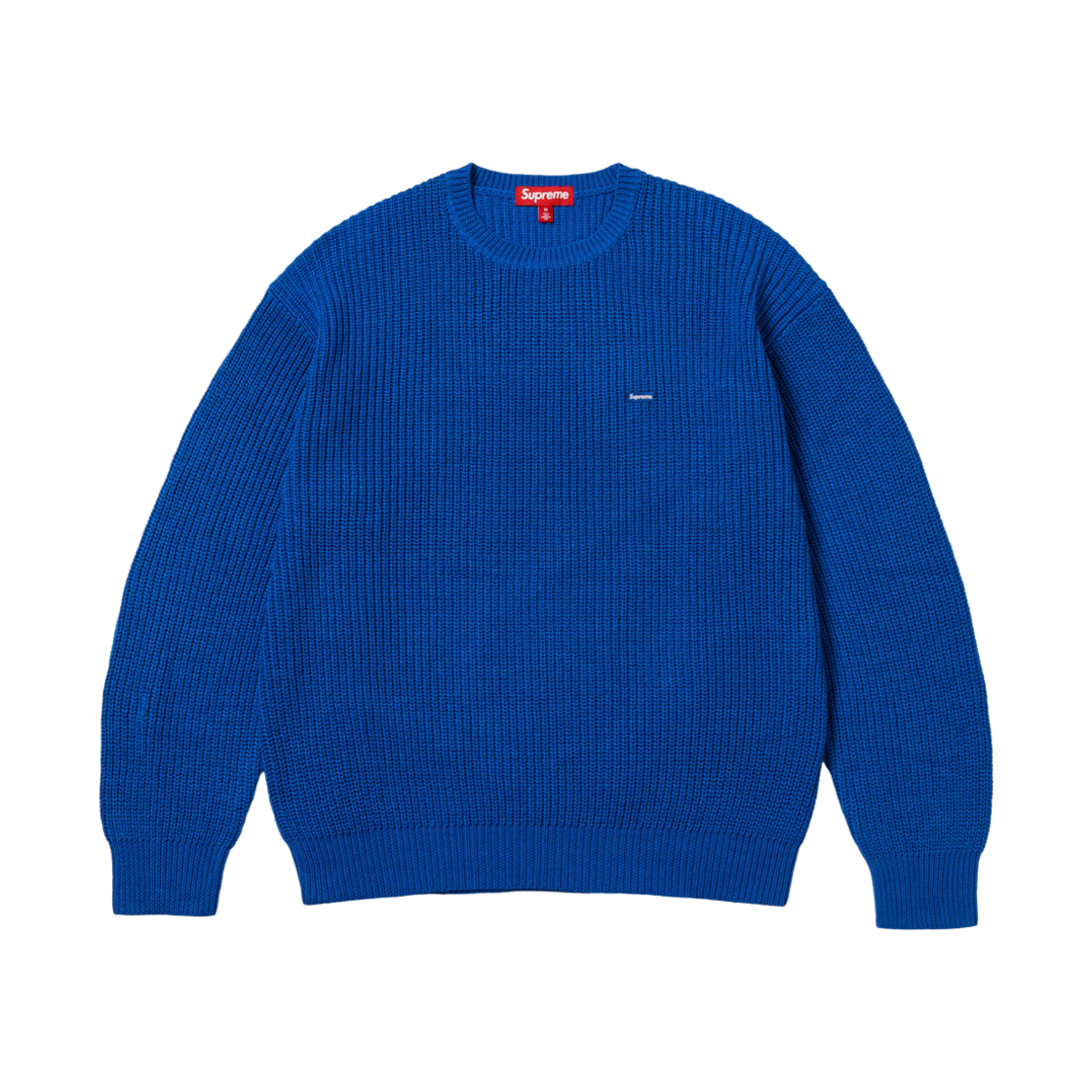 슈프림 스몰 박스 립드 스웨터 로얄 - 23FW