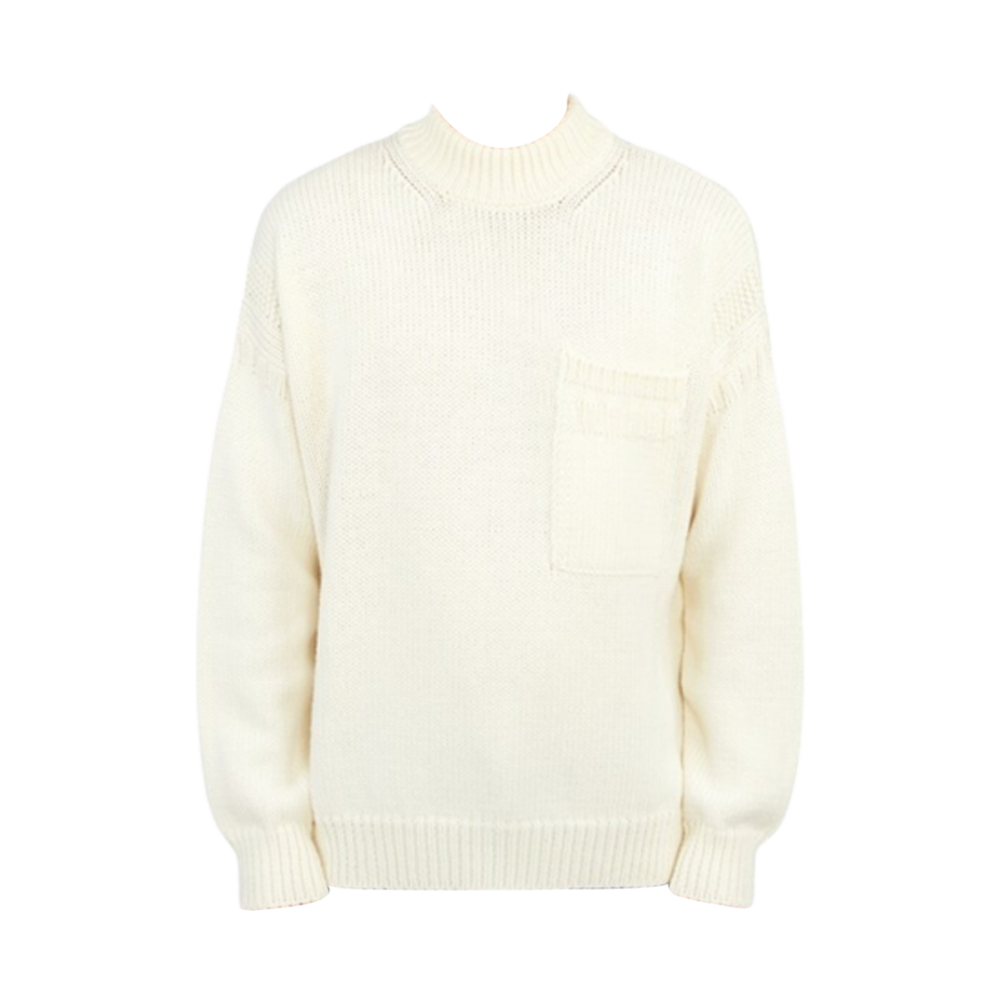 텐씨 울 하이넥 니트 아이보리(Ten C Wool High Neck Knit Ivory)