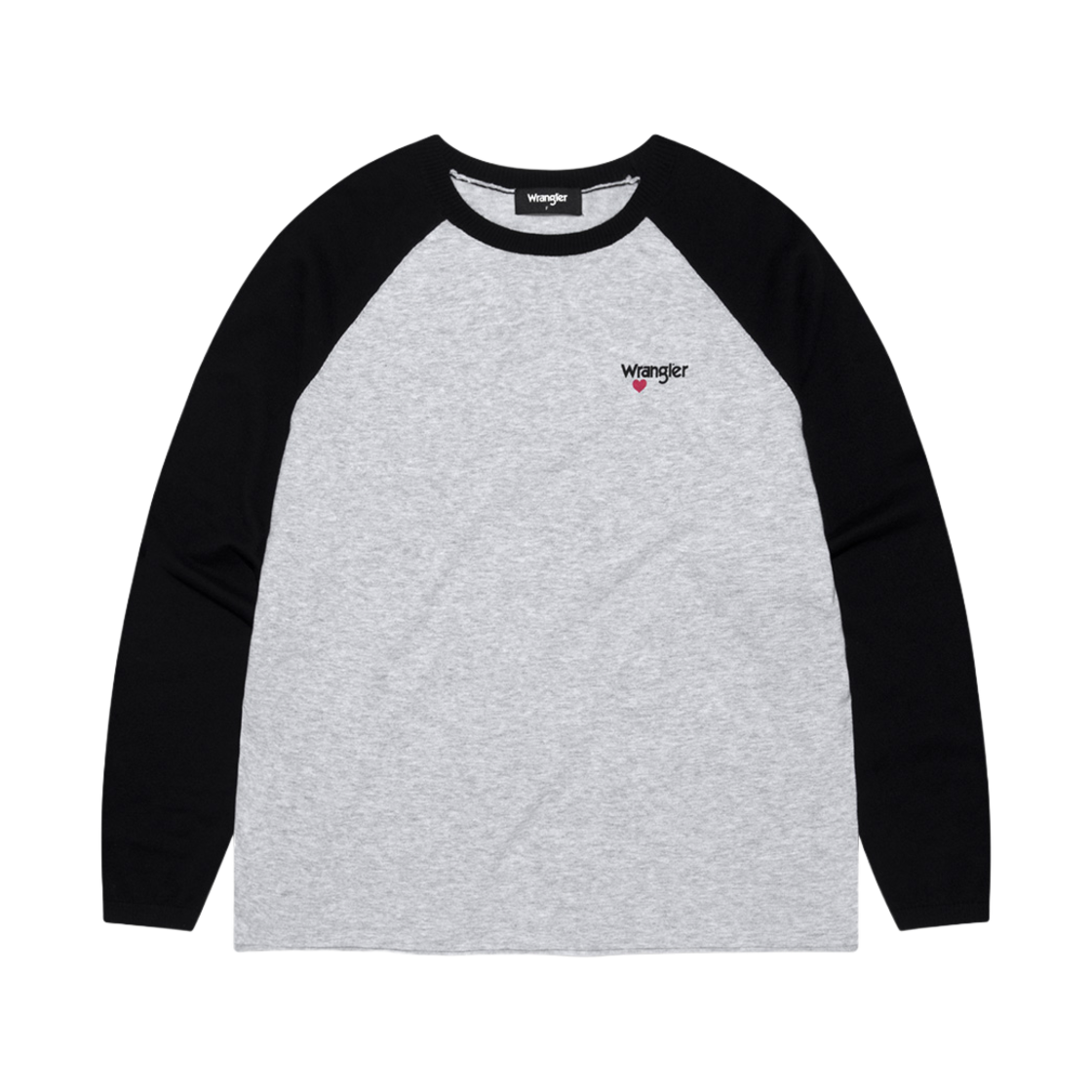 랭글러 (W) 래글런 롱 슬리브 니트 블랙(Wrangler (W) Raglan Long Sleeve Knit Black)
