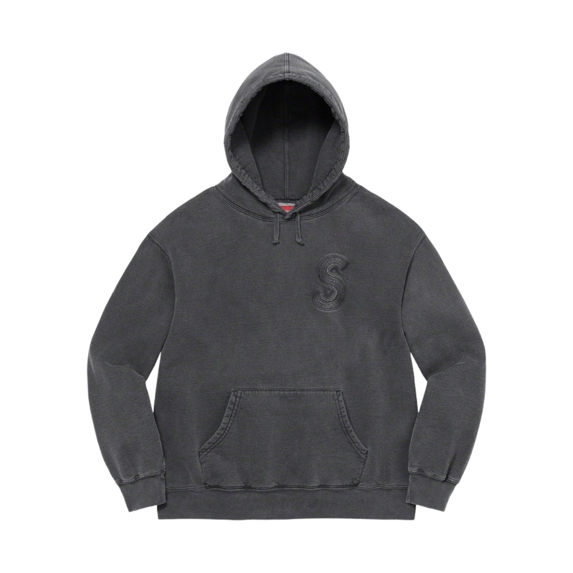 슈프림 오버다이드 S 로고 후드 스웨트셔트 블랙 - 23SS