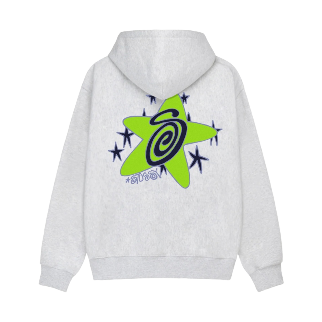 스투시 갤럭시 후드 애쉬 헤더