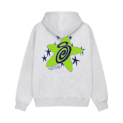 Stussy Galaxy Hoodie Ash Heather