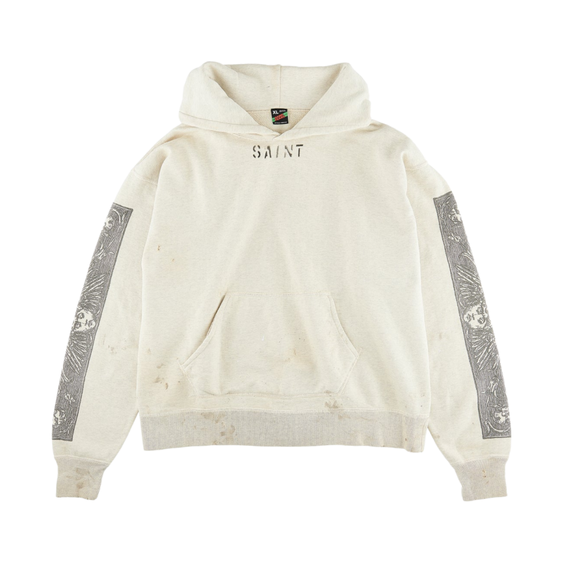 세인트 마이클 x 데님 티어스 뮤럴 후드 그레이 - 23SS