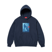 Supreme x Kate Moss Hooded Sweatshirt Navy - 24FW