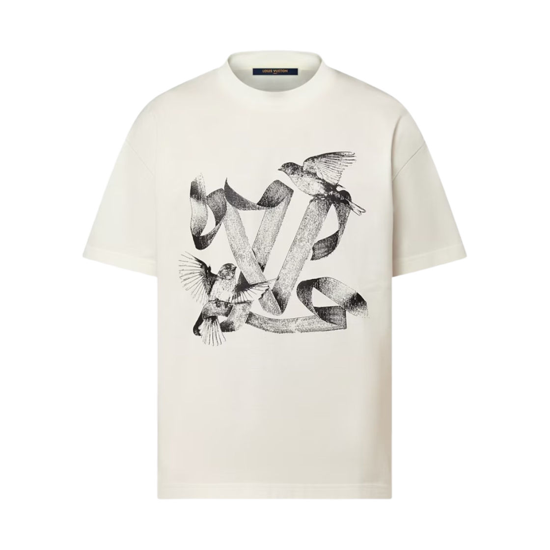 루이비통 프린트 코튼 티셔츠 화이트(Louis Vuitton Printed Cotton T-Shirt White) - 1
