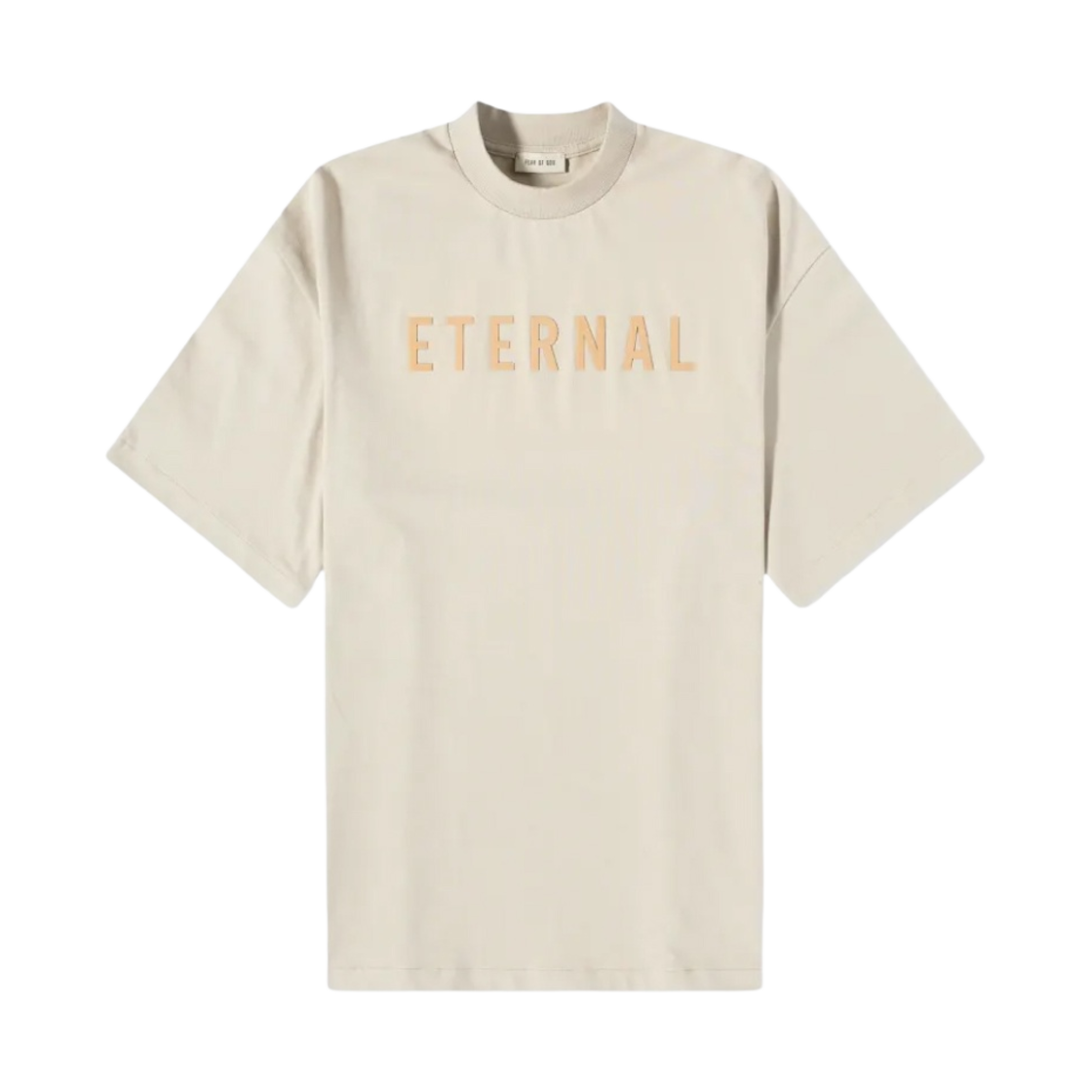 FGE50-001AJER-024 Fear of God Cotton Short Sleeve T-Shirt Cement