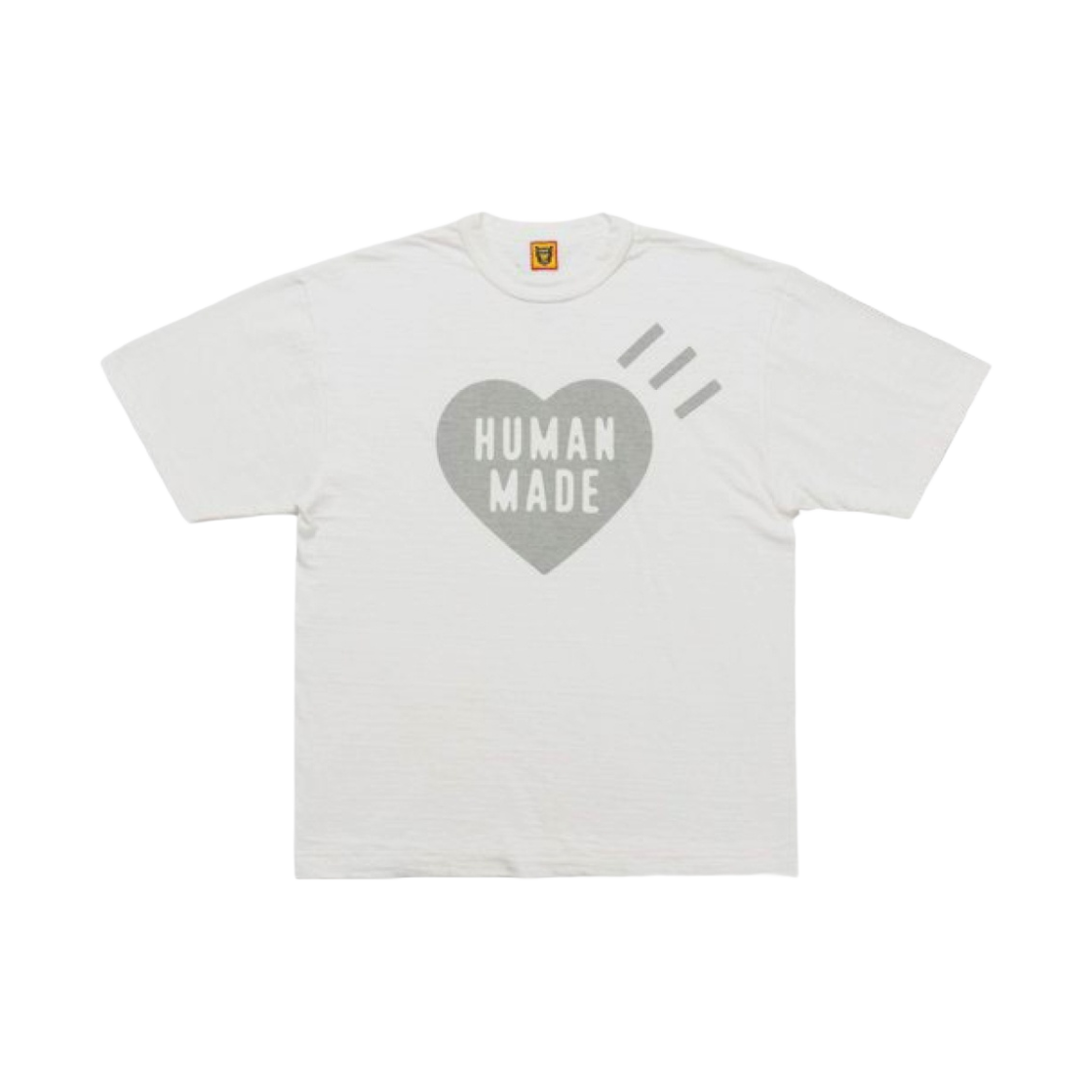 휴먼 메이드 하트 티셔츠 화이트 그레이 - 삿포로 스토어 한정