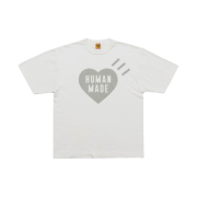Human Made Heart T-Shirt White Gray - Sapporo Store Exclusive