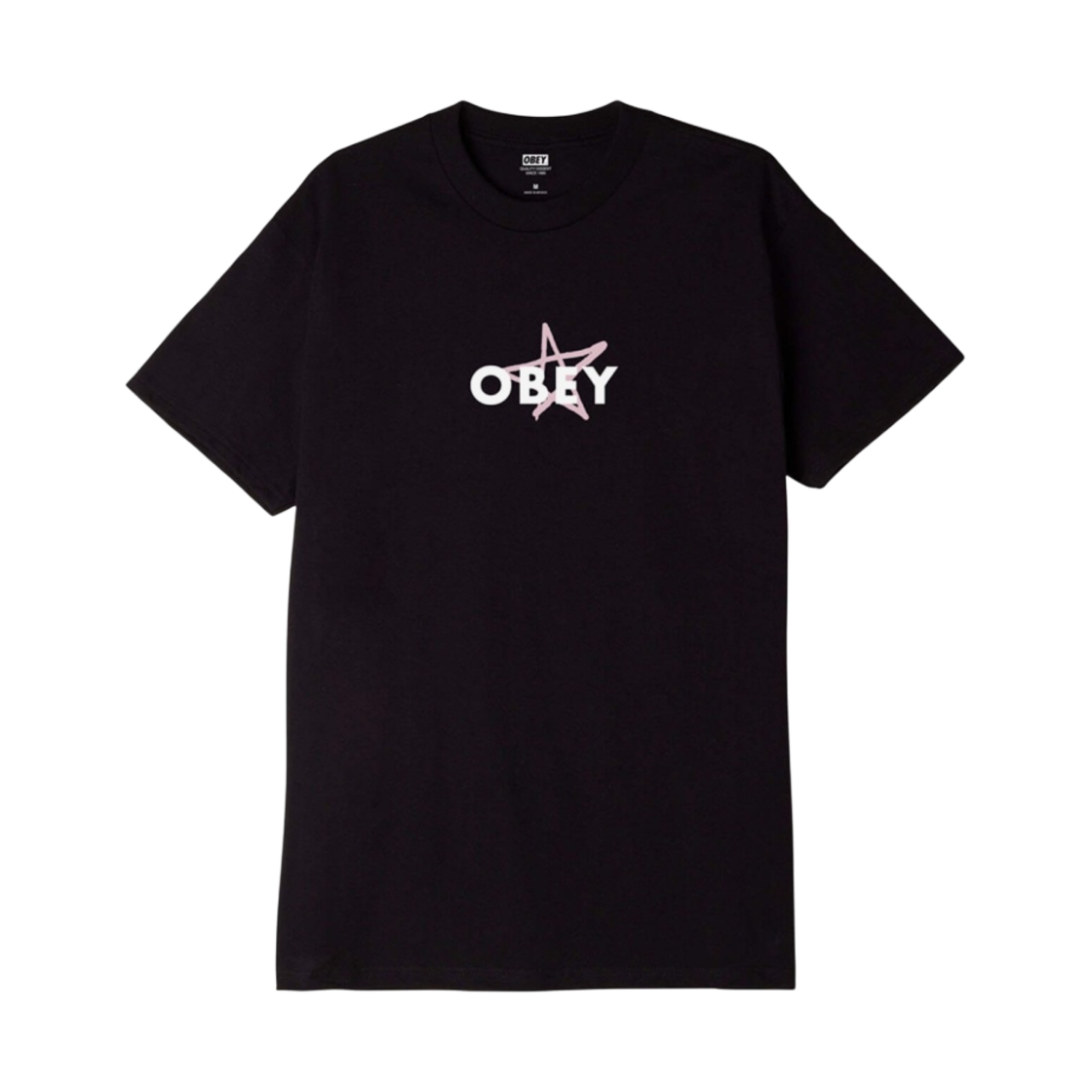 오베이 시티 스타 클래식 티셔츠 블랙(Obey City Star Classic T-Shirt Black) - 2