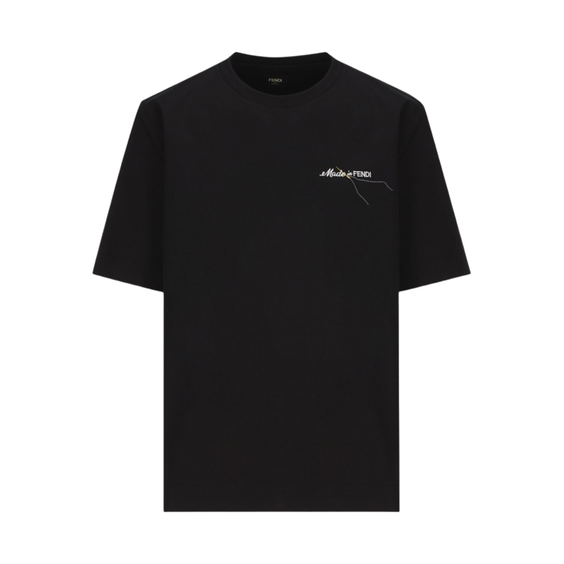FY0936AR6WF0QA1 Fendi Made in Fendi T-Shirt Black