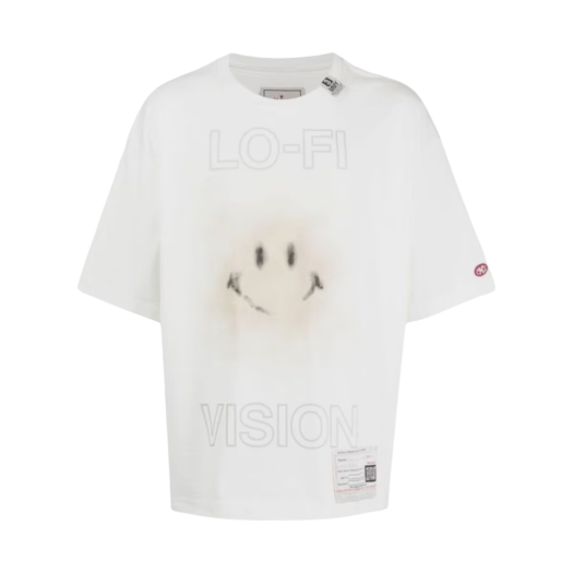A12TS651-WHITE Maison Mihara Yasuhiro Graphic Print Cotton T-Shirt White