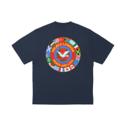 Palace Nations T-Shirt Navy - 24FW