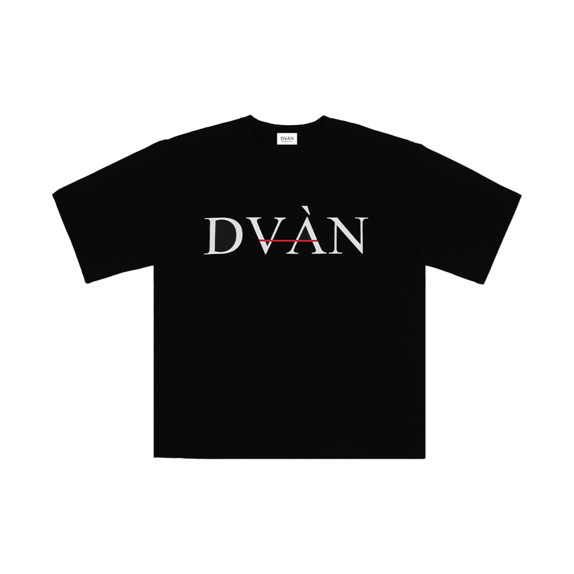드반 빅 네온 사인 티셔츠 블랙(DVAN Big Neon Sign T-Shirt Black)