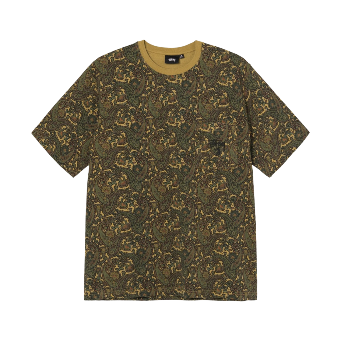 314066 Stussy x Union Pocket Crew T-Shirt Paisley